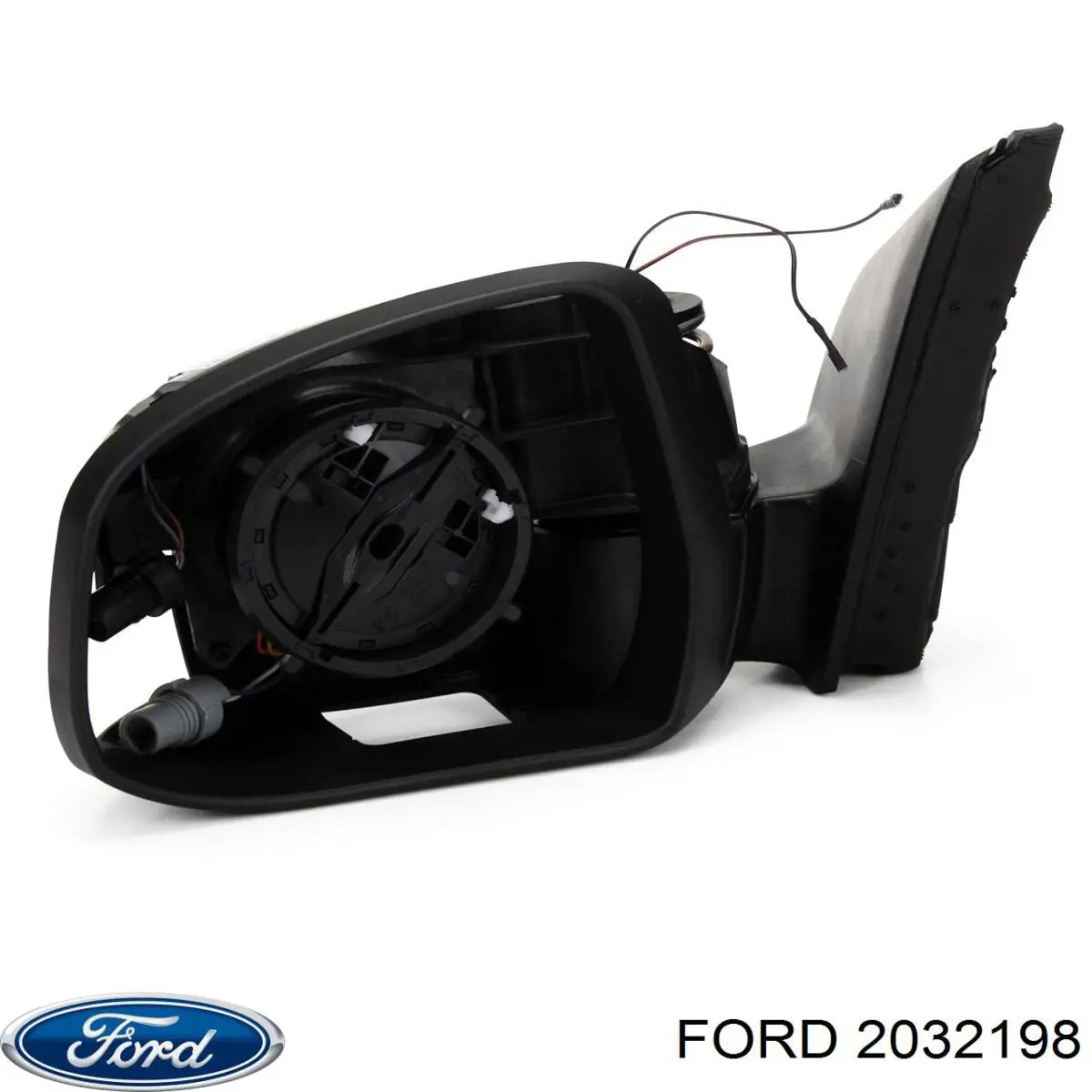 2032198 Ford cubierta de espejo retrovisor izquierdo