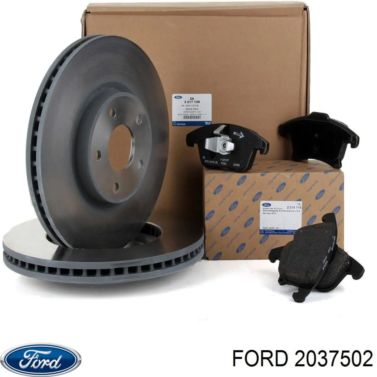 Frenos delanteros Ford 2037502 precio, desde 46,68 EUR