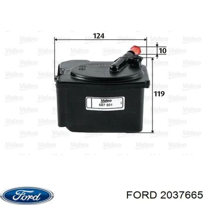 2037665 Ford filtro combustible