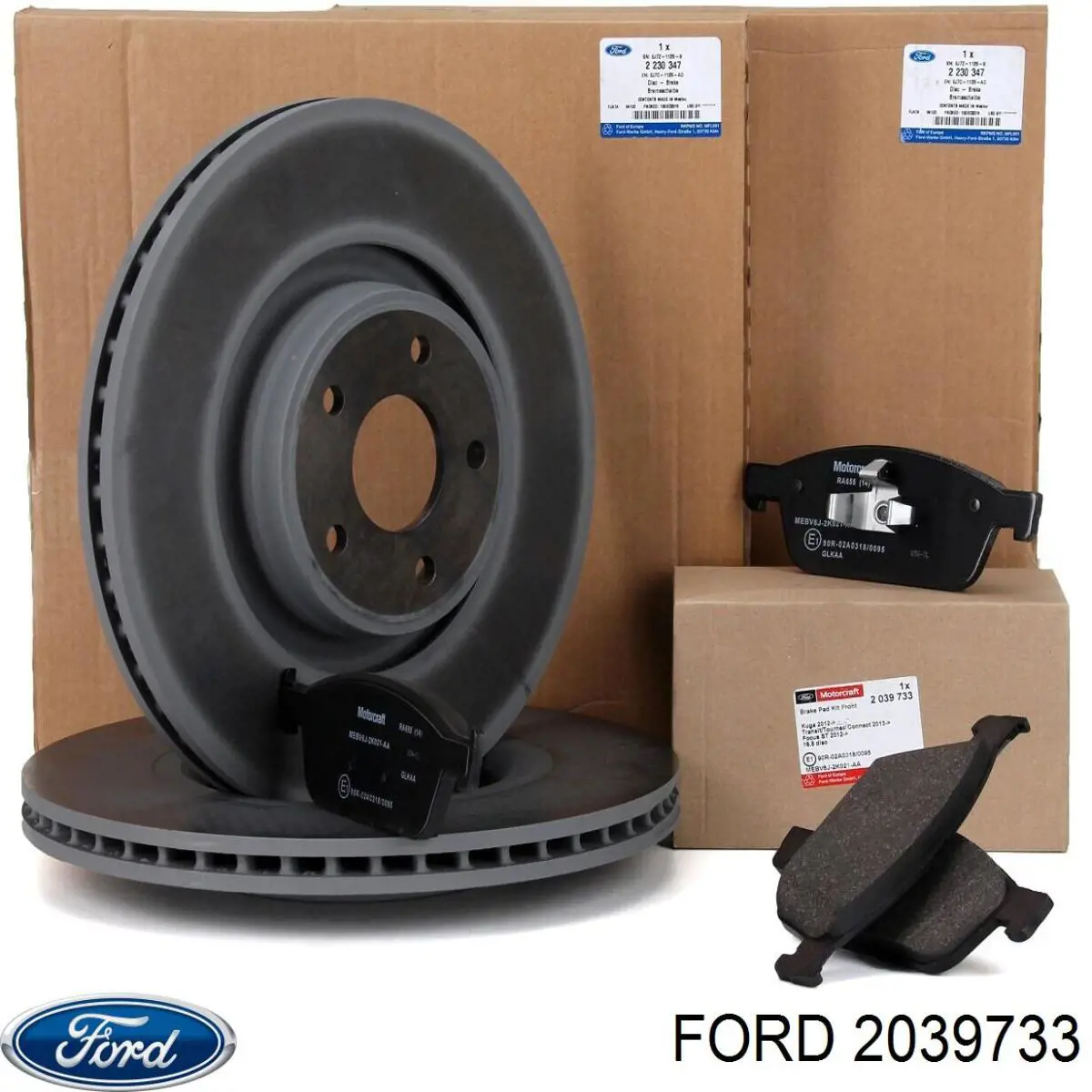 Pastillas de freno delanteras Ford Focus 3 CB8