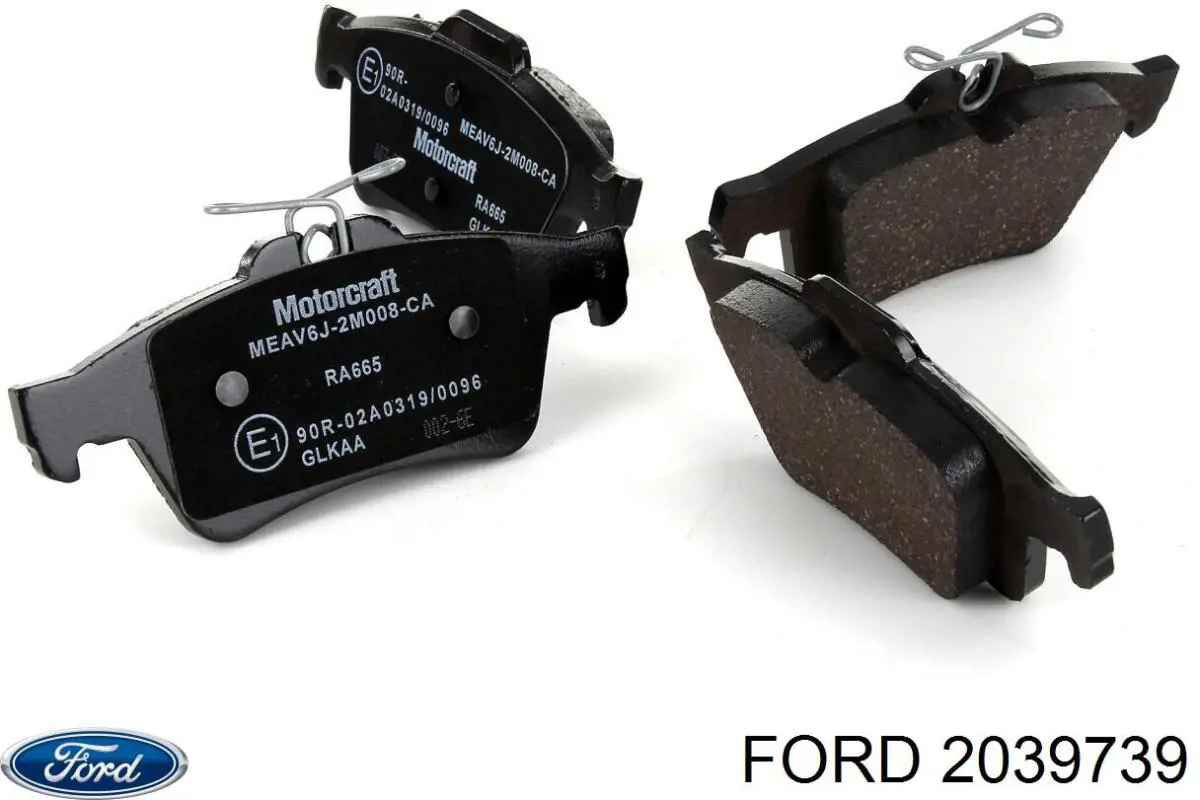 Juego de pastillas de freno Ford 2039739