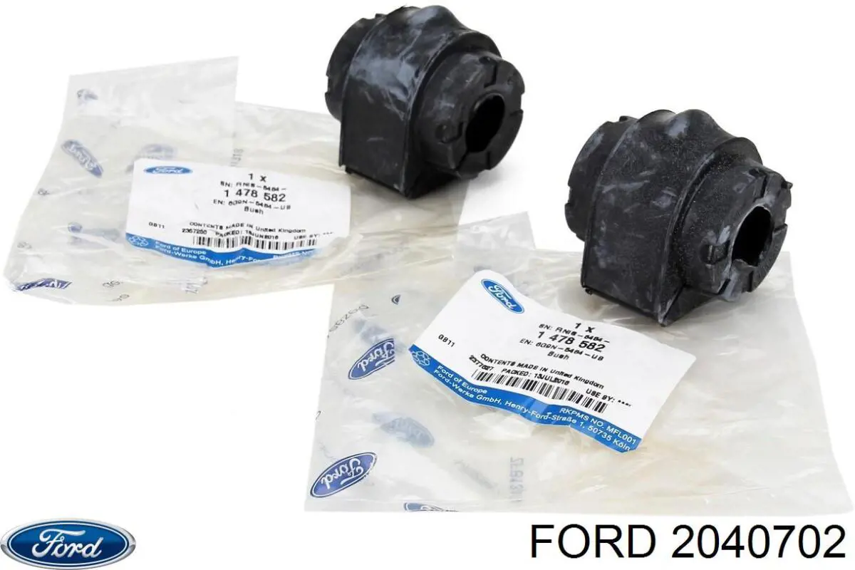 2040702 Ford Buje delantero del brazo longitudinal trasero