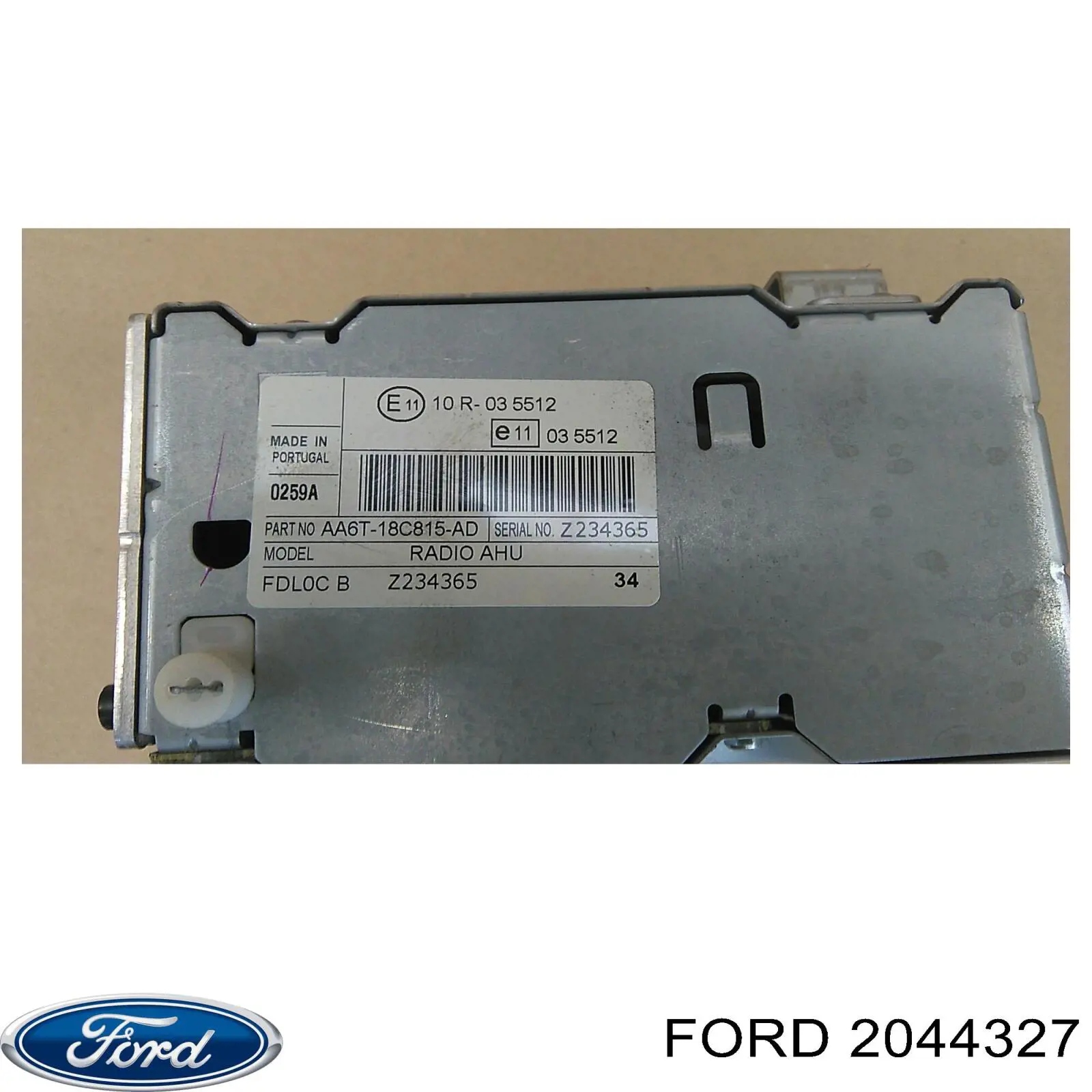 1678272 Ford radio (radio am/fm)