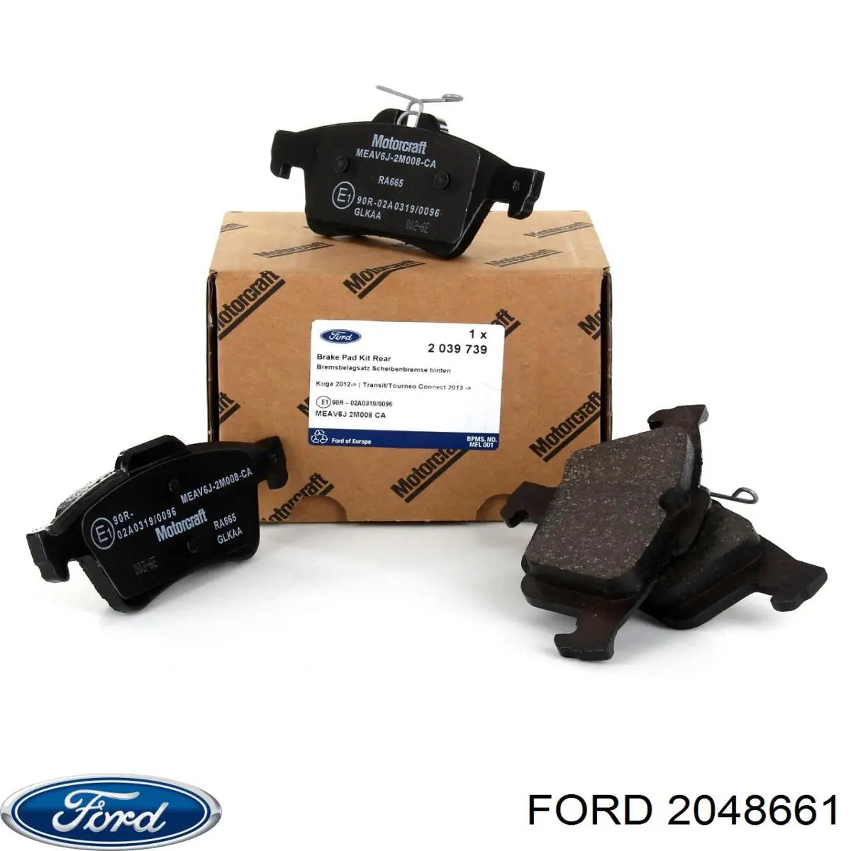 2048661 Ford Pastillas delanteras