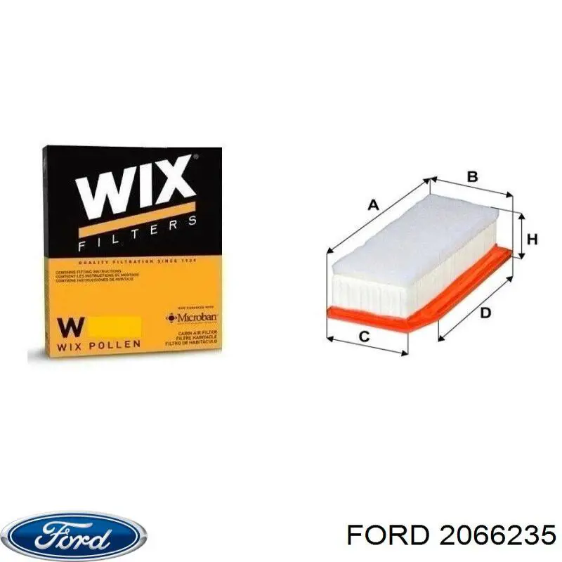 Filtro de aire Ford Fiesta