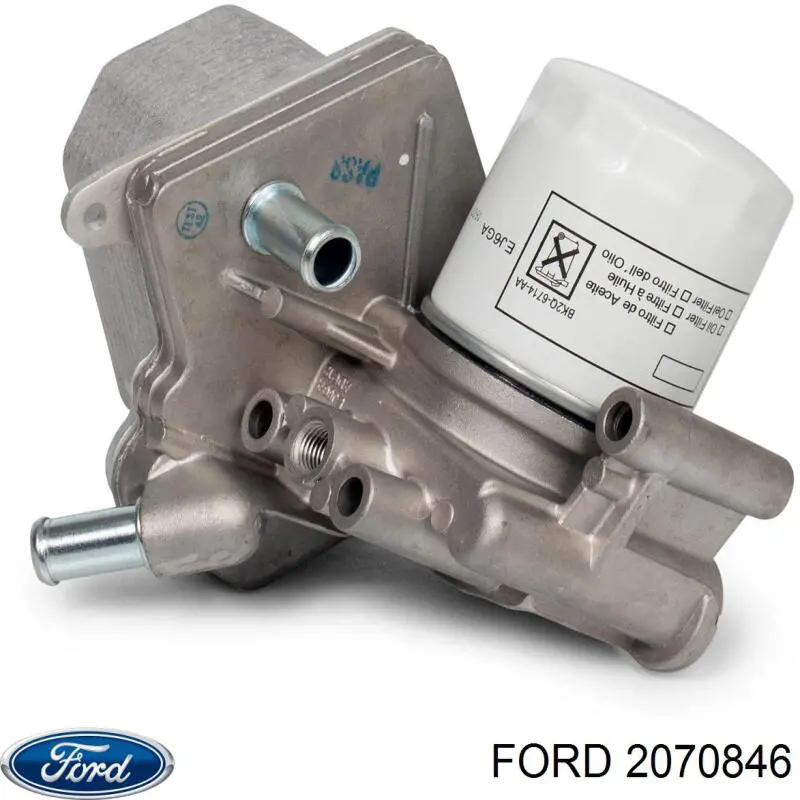 2070846 Ford radiador de aceite, bajo de filtro