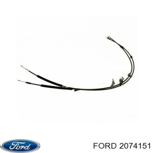 2074151 Ford cable de freno de mano trasero derecho/izquierdo