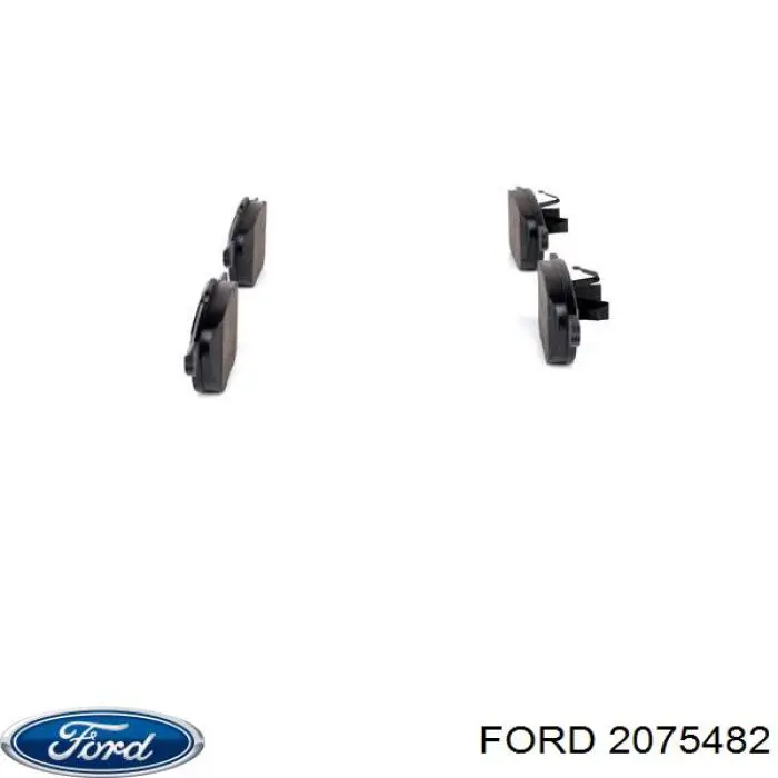 2075482 Ford pastillas de freno delanteras