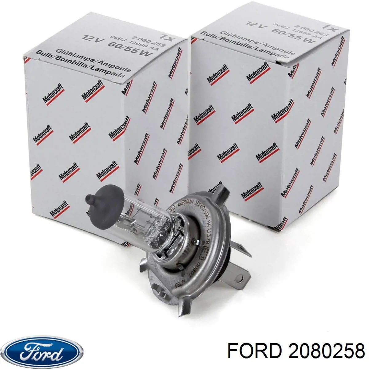 Lámpara halógena 2080258 Ford