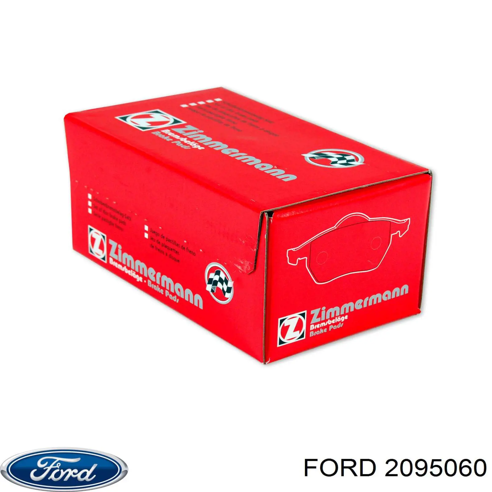 2095060 Ford pastillas de freno delanteras