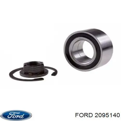 2095140 Ford cubo de rueda trasero