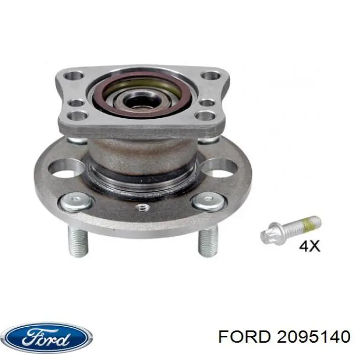 Cubo de rueda trasero Ford Fiesta CB1