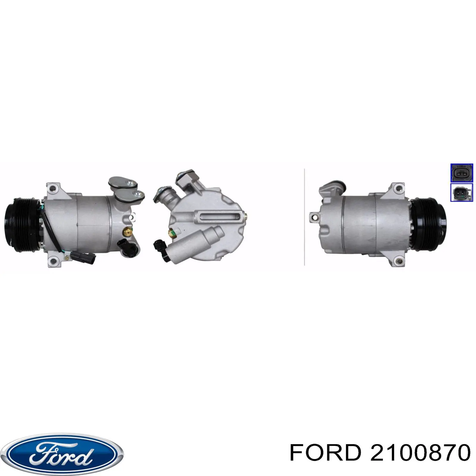 Compresor ac Ford 2100870 precio, desde 119,06 EUR