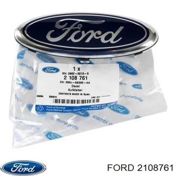 Comprar 2108761 Ford Emblema de la parrilla del radiador