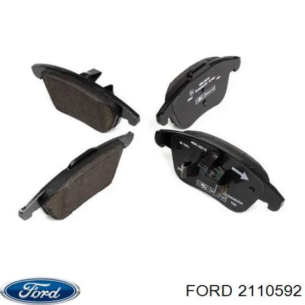 2110592 Ford pastillas de freno delanteras