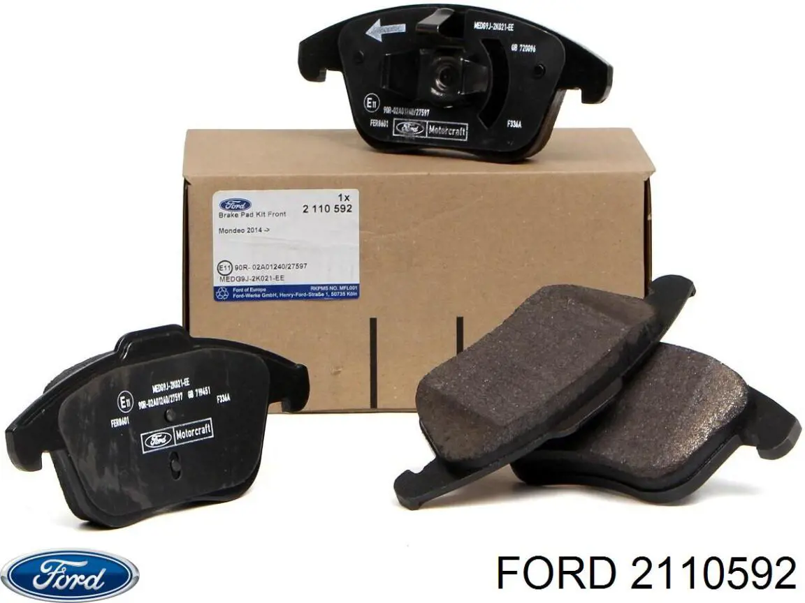Pastillas freno delanteras Ford 2110592 precio, desde 43,63 EUR