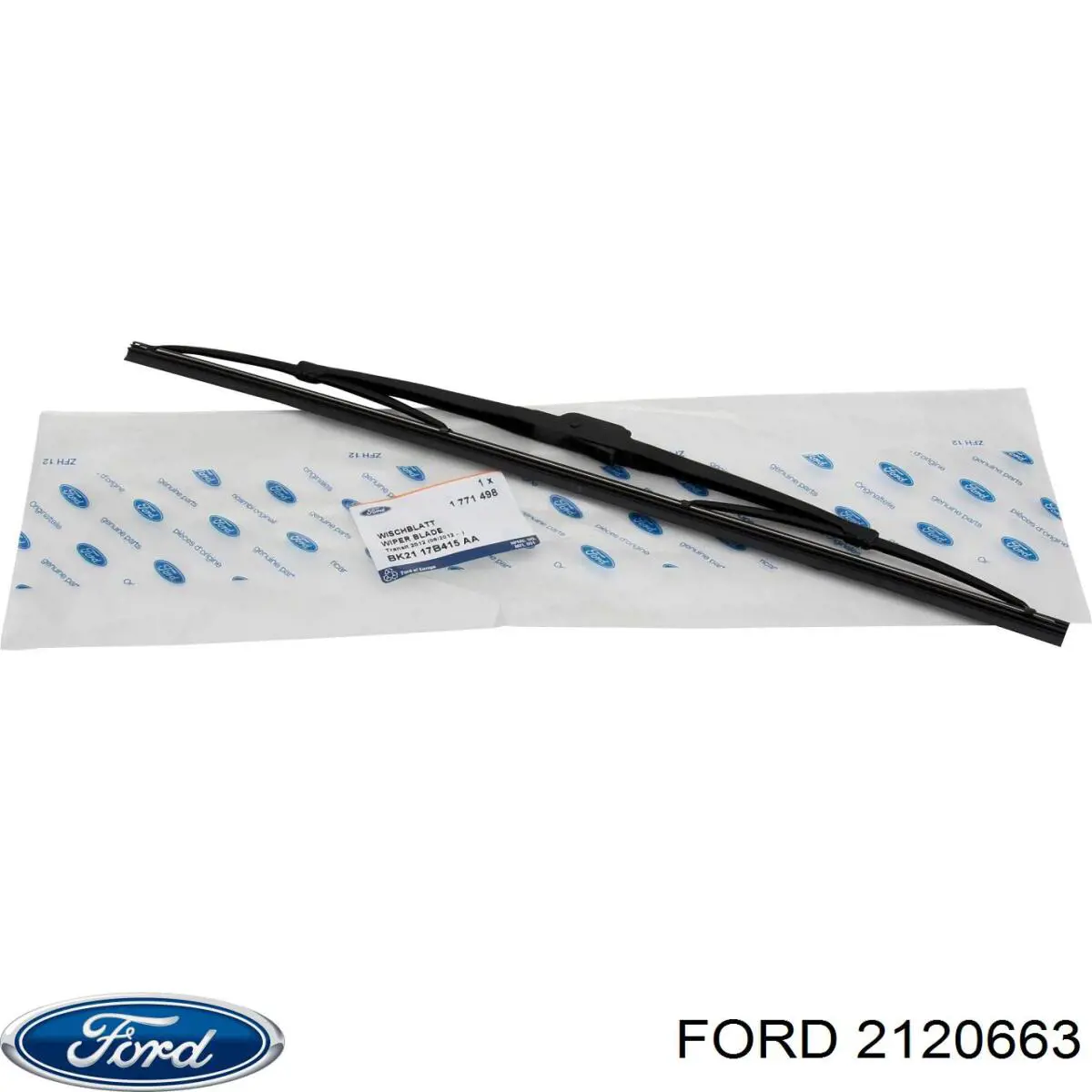 Limpiaparabrisas delanteras 2120663 Ford