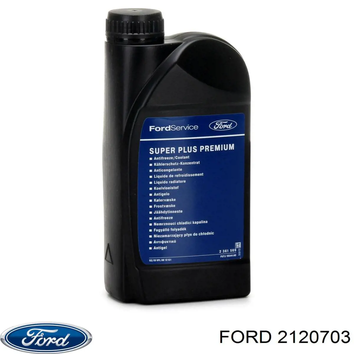 Escobillas de limpiaparabrisas delanteras Ford 2120703