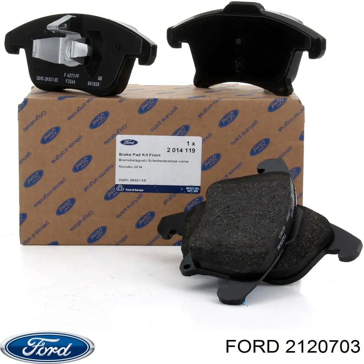 Escobillas delanteras Ford 2120703 precio, desde 26,90 EUR