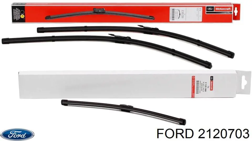 Limpiaparabrisas delanteras 2120703 Ford