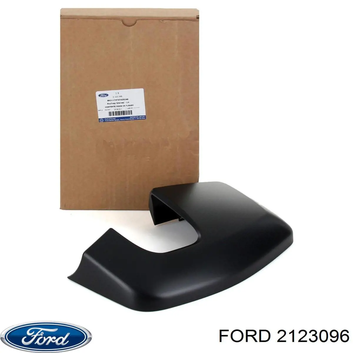 2123096 Ford Cubierta de espejo retrovisor izquierdo