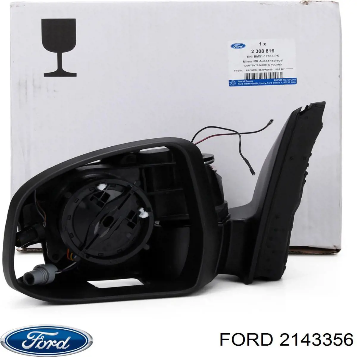 Comprar 2143356 Ford Espejo de retrovisor derecho