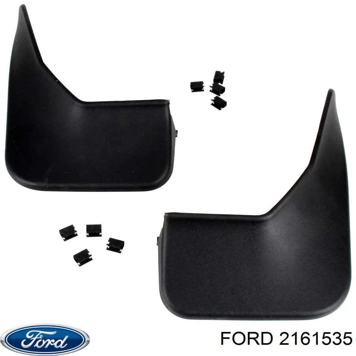 Juego de faldillas guardabarro traseros para Ford Fiesta Mk7 