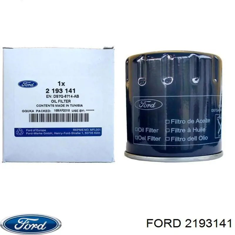 Comprar 2193141 Ford Filtros de aceite