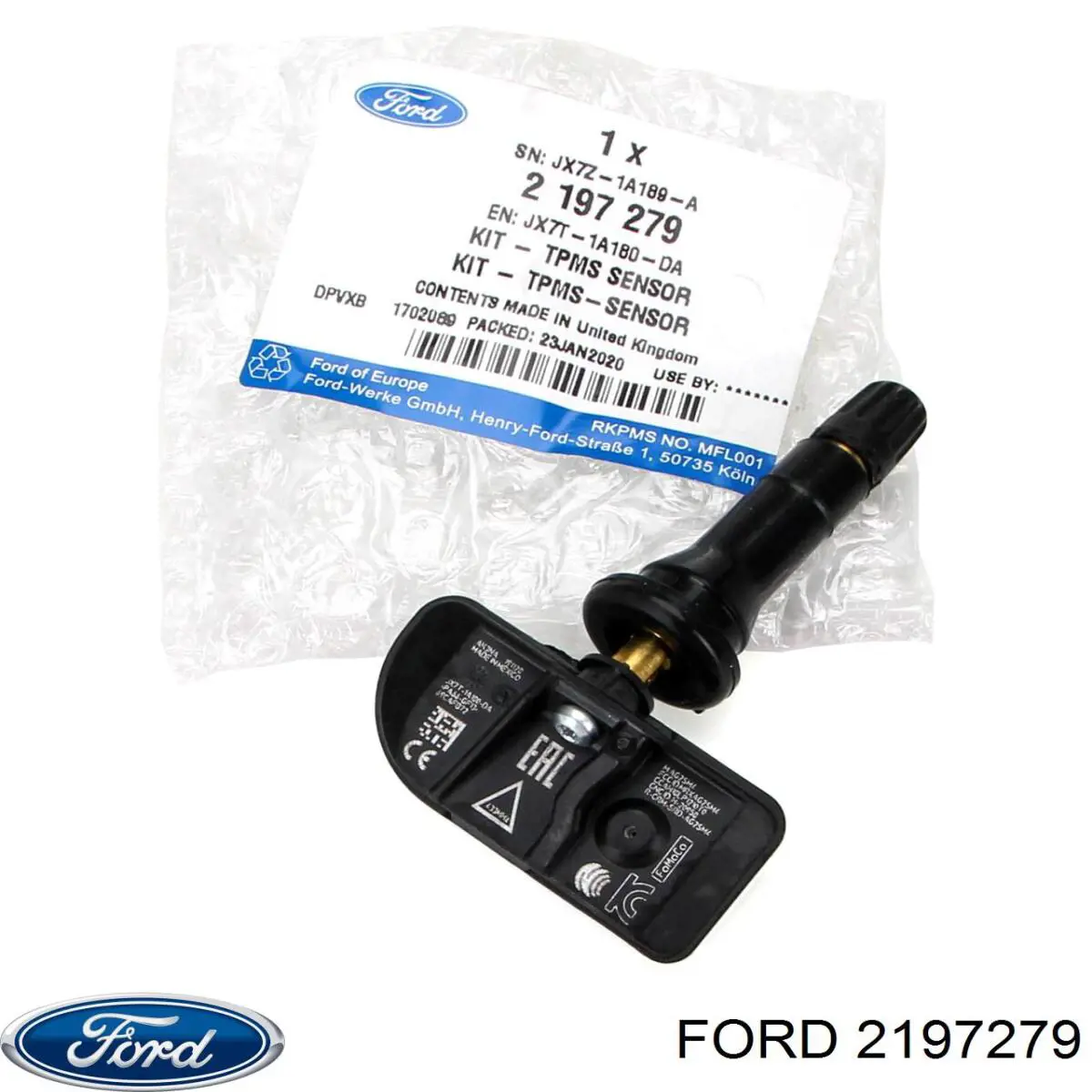 JX7T1A180DA Ford sensor de presion de neumaticos