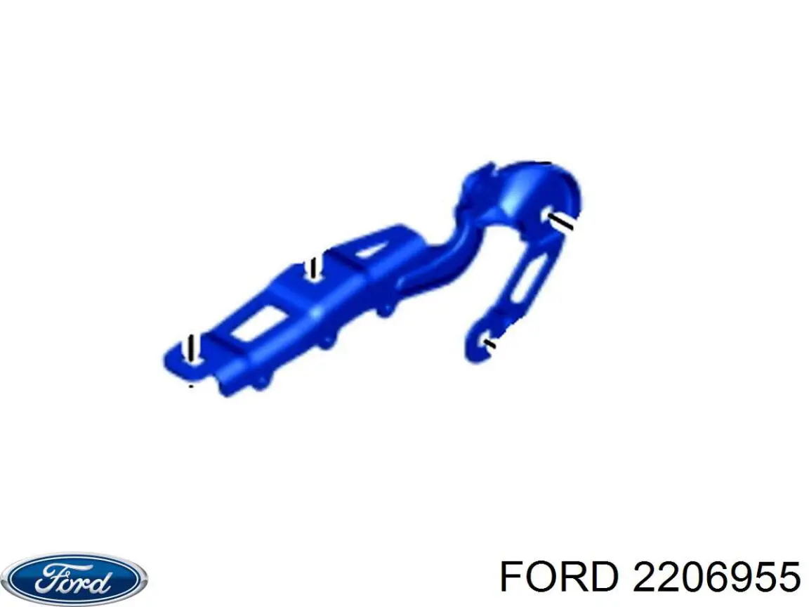 2206955 Ford Bisagra de capot derecha
