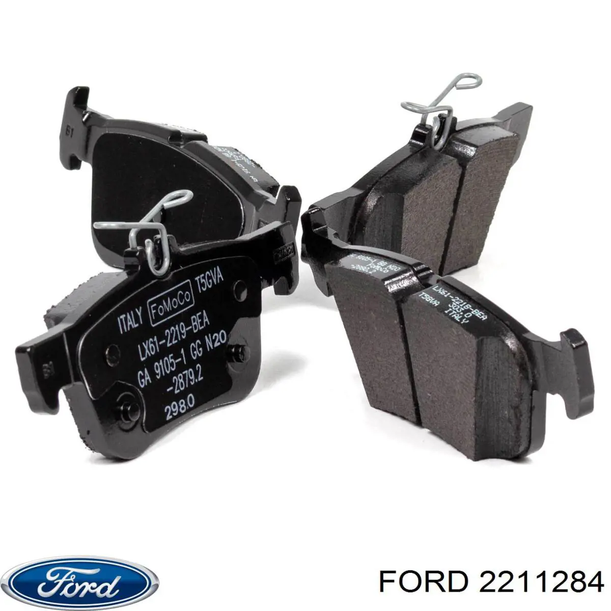 Pastillas de freno traseras 2211284 Ford