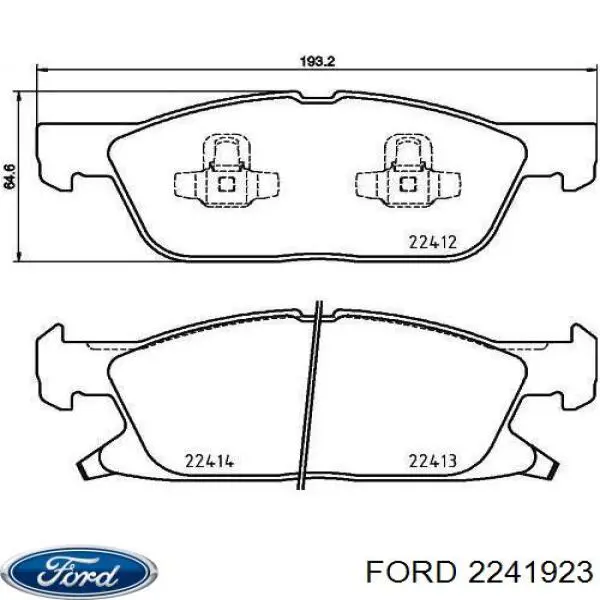 2241923 Ford Pastillas delanteras