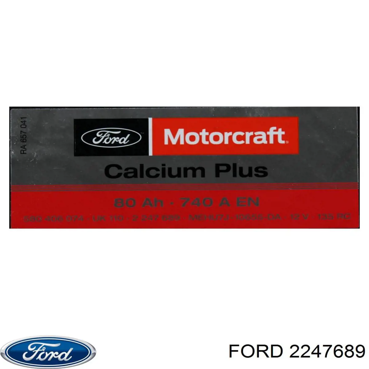 Batería 2247689 Ford