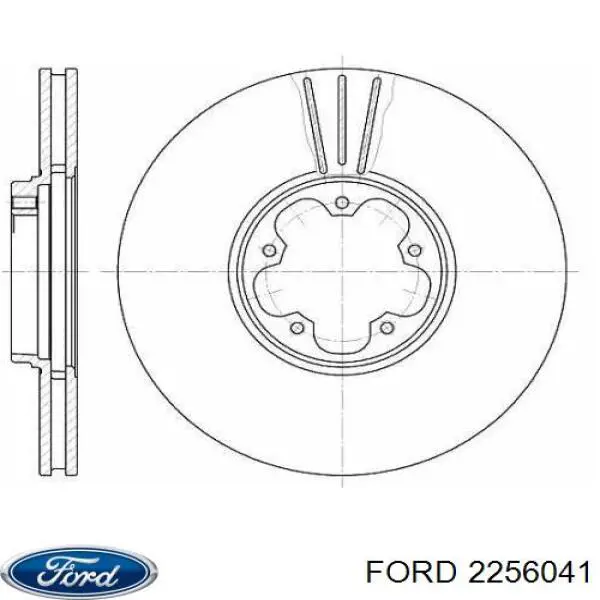 Comprar 2256041 Ford Freno de disco delantero