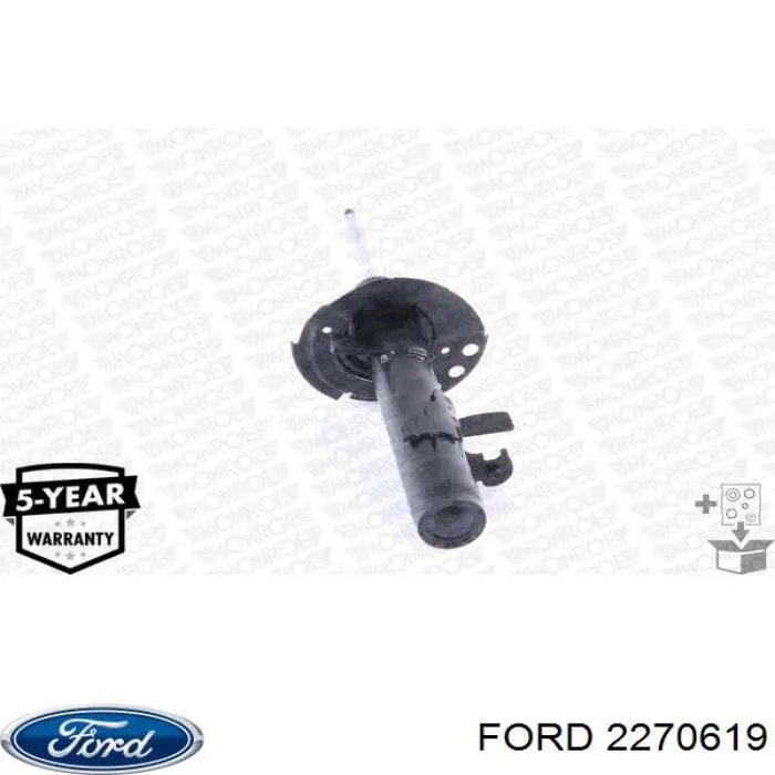 2270619 Ford amortiguador delantero izquierdo