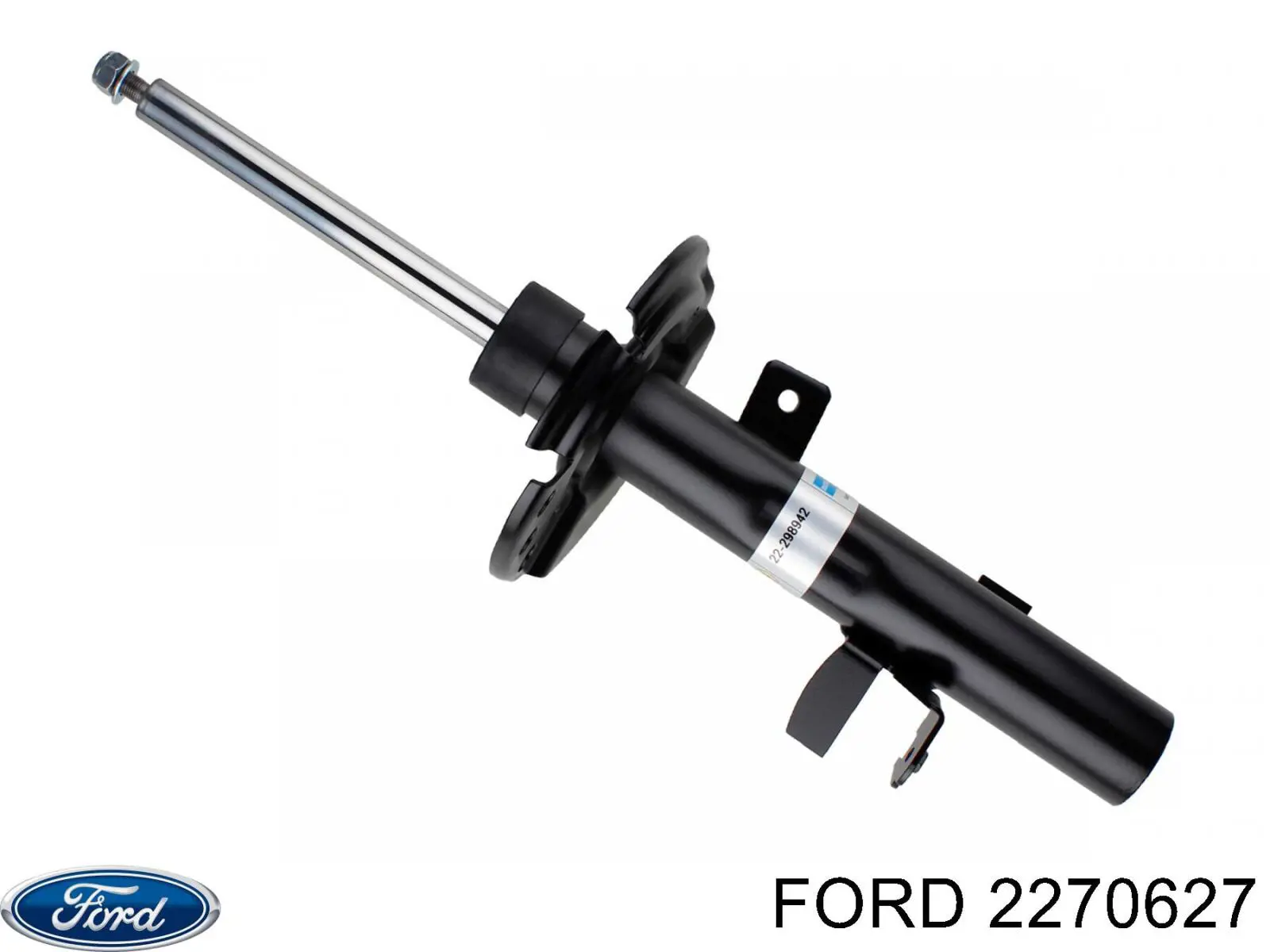 Amortiguador delantero izquierdo CV6118K001FAA Ford