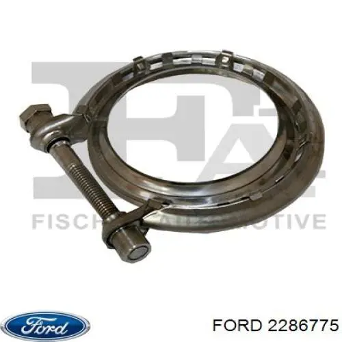 Abrazadera para sujetar el catalizador a la turbina para Ford Focus (CB8)