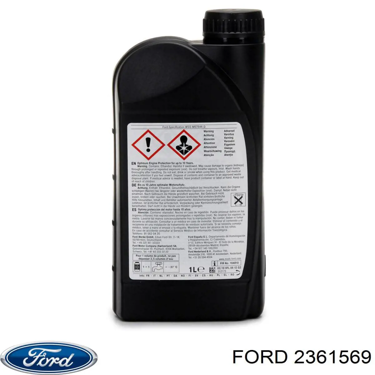 Comprar 2361569 Ford Liquido anticongelante 