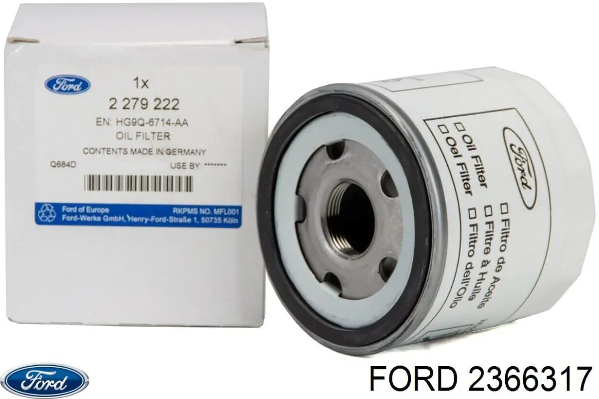 2366317 Ford Filtro de gasolina