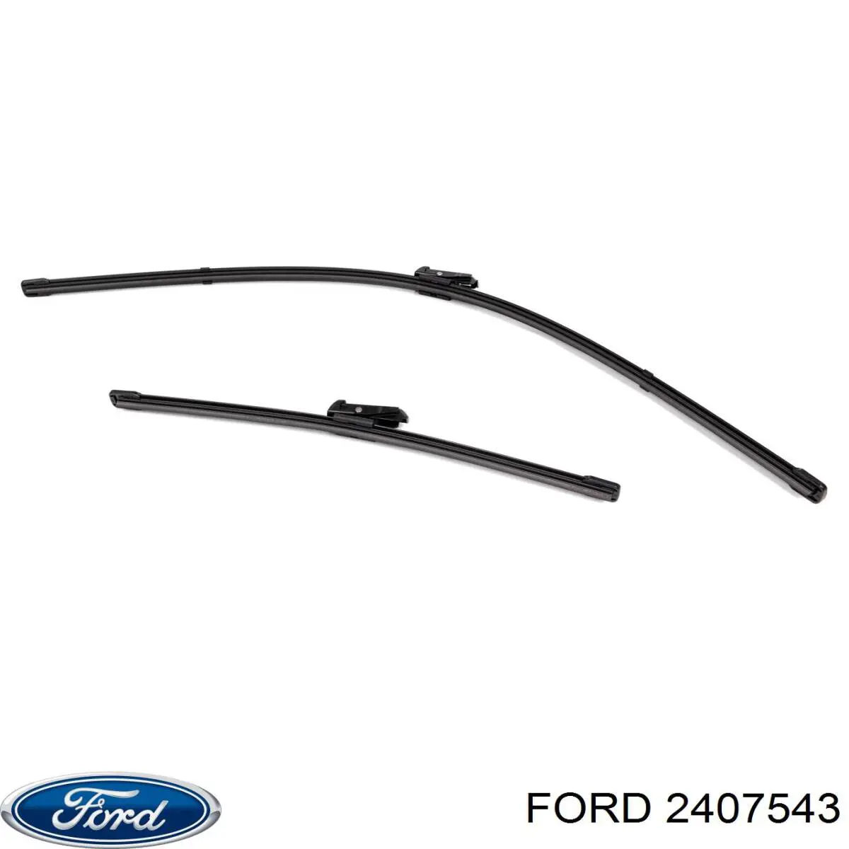 Comprar 2407543 Ford Juego de escobillas de luna delantera, 2 piezas