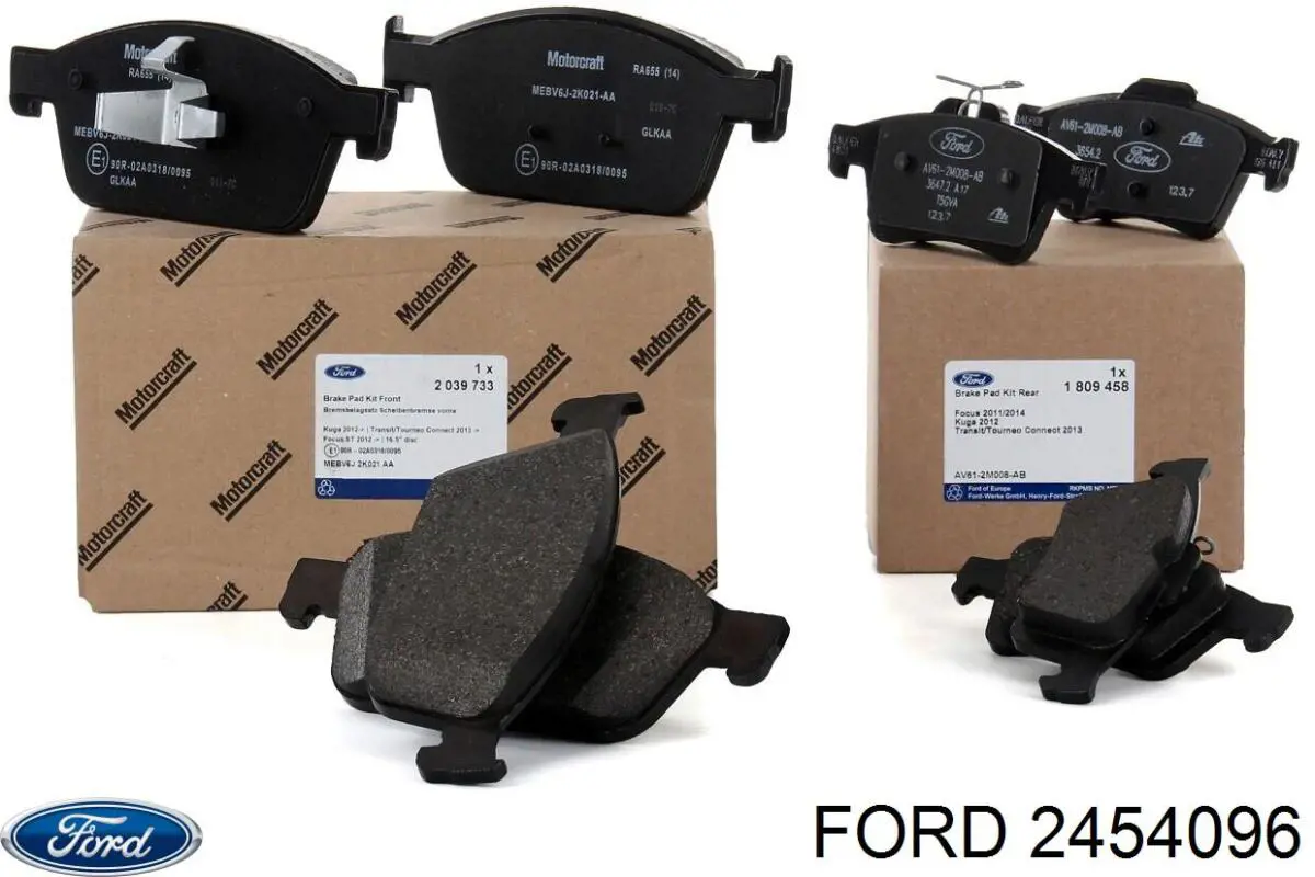 Pastillas freno delanteras Ford 2454096 precio, desde 46,39 EUR