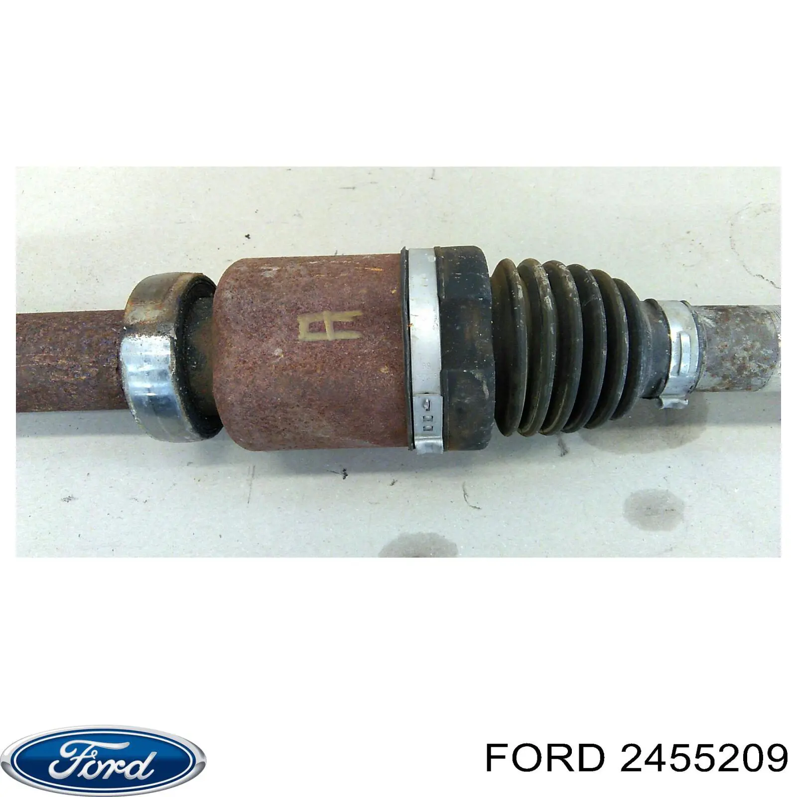 1867866 Ford árbol de transmisión delantero derecho