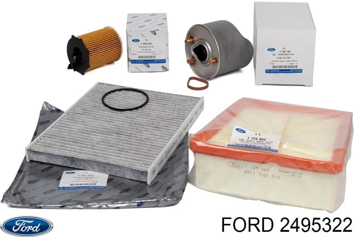 Filtro de polen Ford 2495322