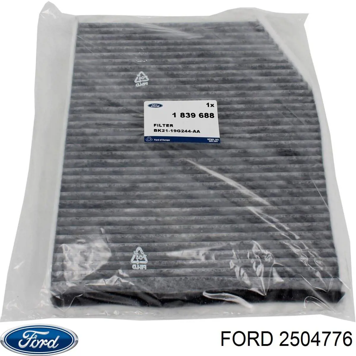 Filtro de polen Ford 2504776