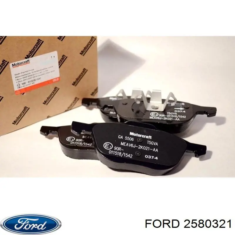 2580321 Ford Pastillas delanteras