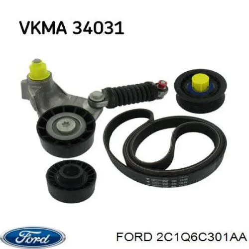Correa de transmisión trapezoidal Ford 2C1Q6C301AA precio, desde 20,07 EUR