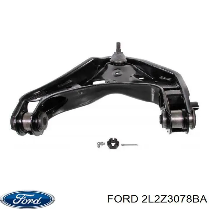 2L2Z3078BA Ford barra oscilante, suspensión de ruedas delantera, inferior derecha