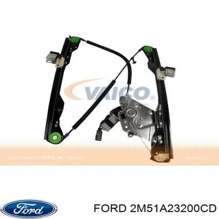 2M51A23200CD Ford mecanismo de elevalunas, puerta delantera derecha