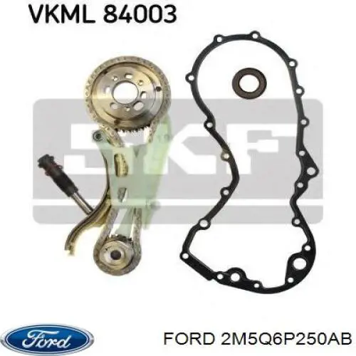 2M5Q6P250AB Ford cadena distribución, bomba alta presión