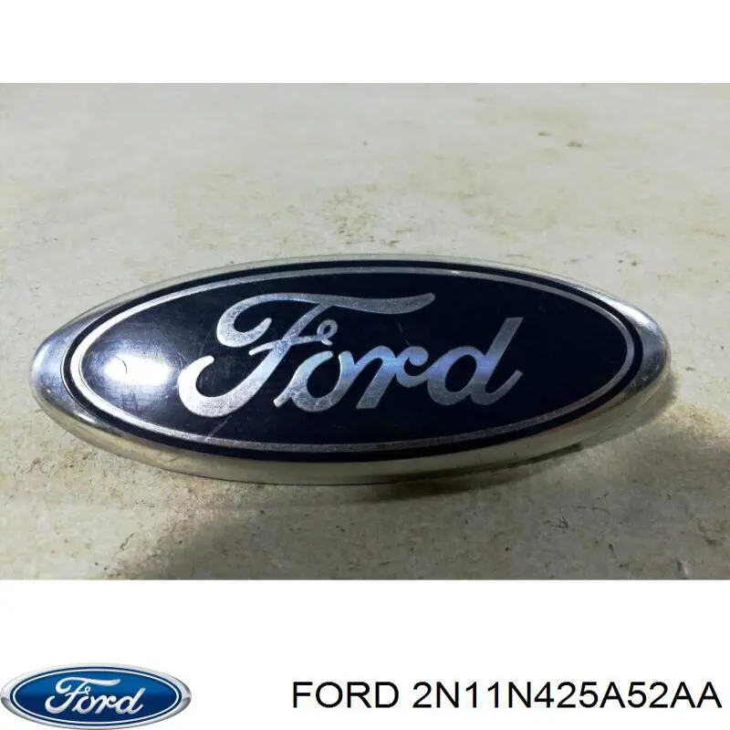 2N11N425A52AA Ford Logotipo de tapa de maletero